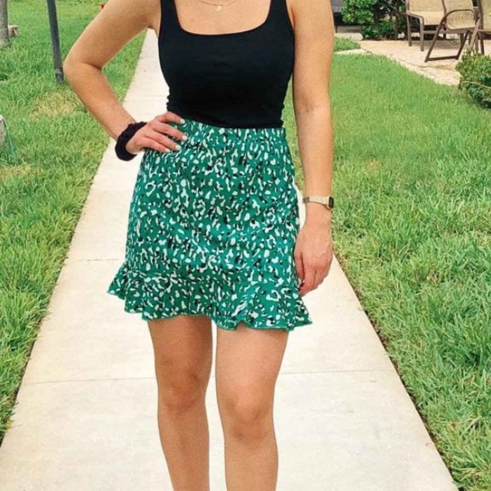 Polka dot skirt
